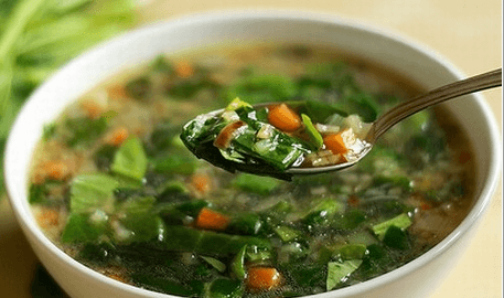 Щавелевый суп для гурманов (холодный)